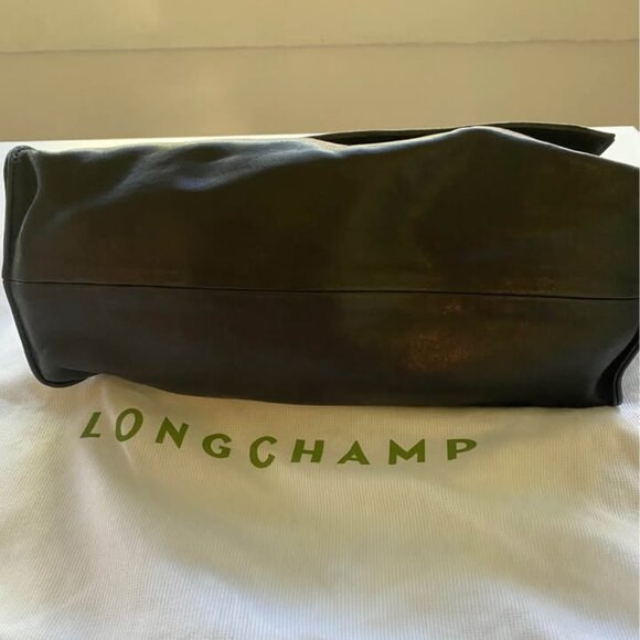 LongChamp Paris Rocks Black Leather Bag - Picture 3 of 4